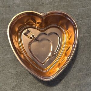 Two Hearts with Arrow Anniversary Metal Mold Bakeware